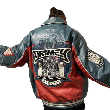 GRMY/DEEPER PU LEATHER JACKET
