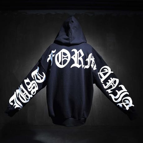 By The R/ Back Logo Cotton Hoodie (SET UP)