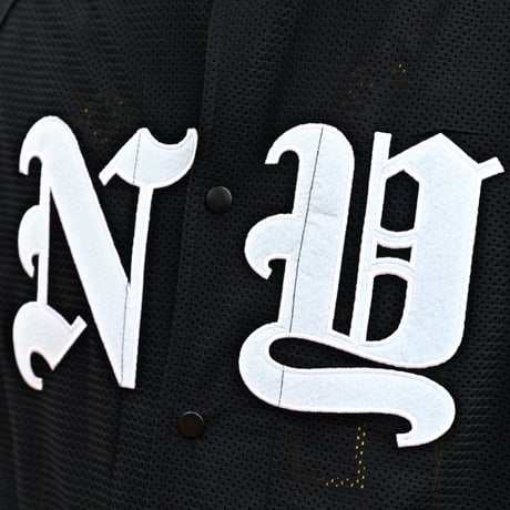 ByTheR/ NY Baseball Shirts "WHITE/BLACK"