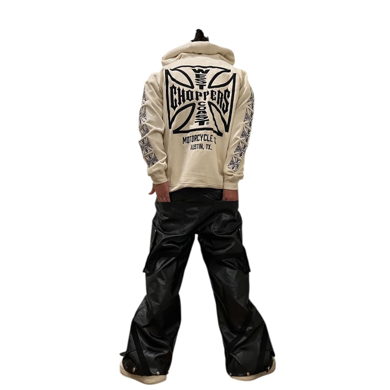West Coast Choppers/ W.C.C Logo Zip Up Hoodie 
