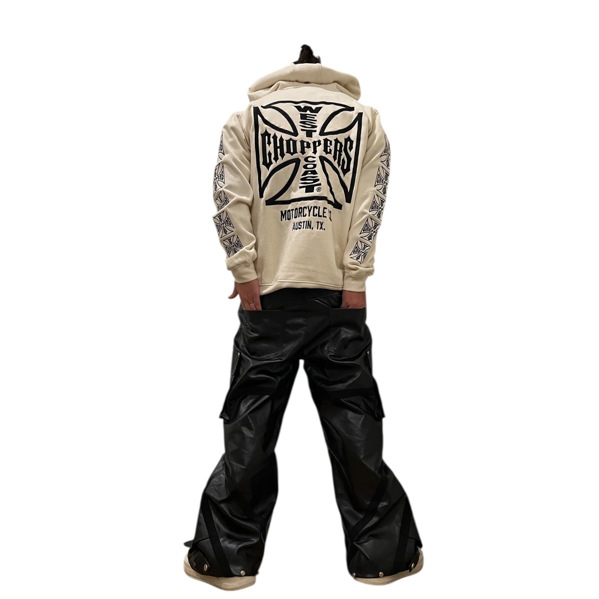 West Coast Choppers/ W.C.C Logo Zip Up Hoodie 