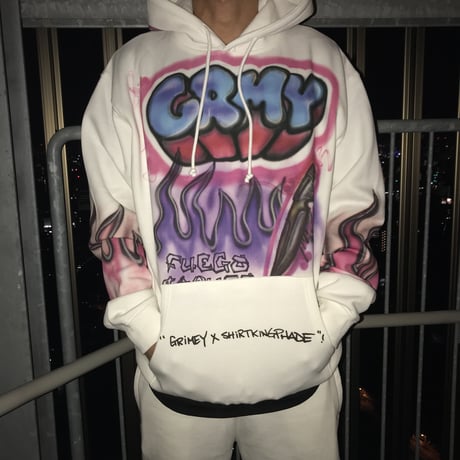 GRMY×Shirts King Phade/Flame Art Hoodie