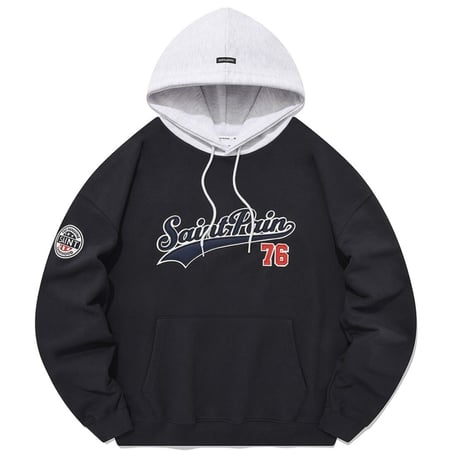 SAINT PAIN/ Team Logo Hoodie DARKNAVY