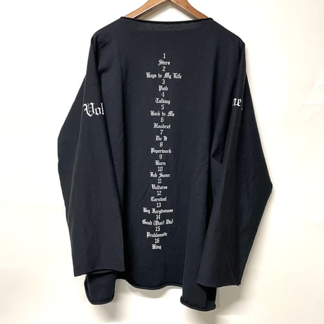 YEEZY / VALTURES ALBUM LongSleeve Tee "BLACK"