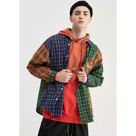 WOSS.official/patchwork shirt