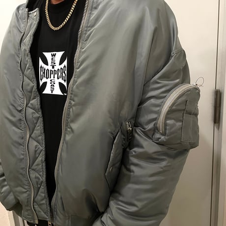 Mismatch NYC/Zipper Ma1  jacket