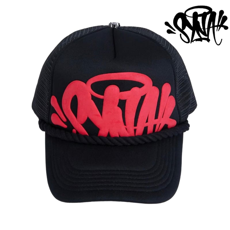 SYNA WORLD / Syna Trucker Cap (Black×Red) | BIN
