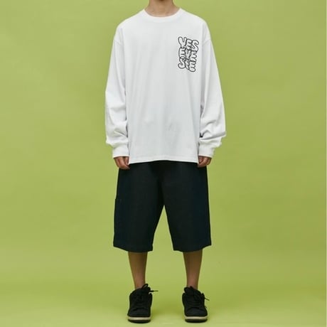 YESEYESEE/ Big Logo LongSleeve Tee WHITE