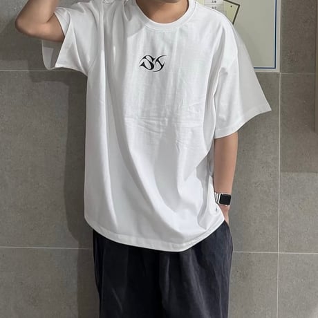 SUBLIMATION/ MESH Logo Tee WHITE
