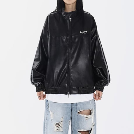 SAINT PAIN/LEATHER Racing Jacket