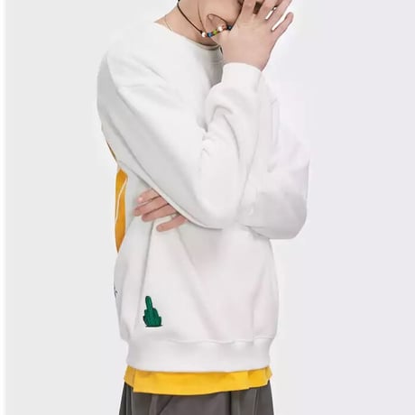 WOSS.official/Smile cuctus Crewneck