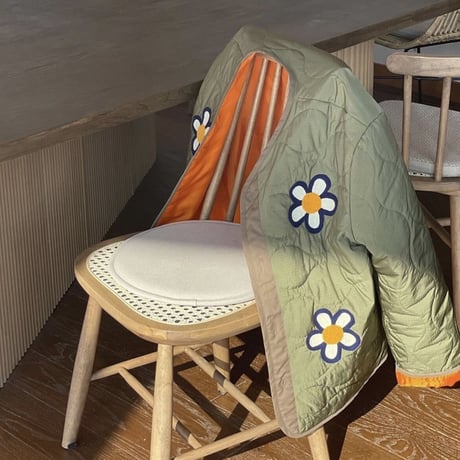 MISTER CHILD/Flower Quilted  Jacket "KHAKI"