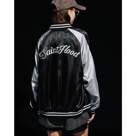 SAINT PAIN/Satin Souvenir Jacket