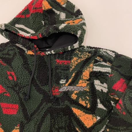 GRMY/OVER SHERPA BOA HOODIE "Army Green"