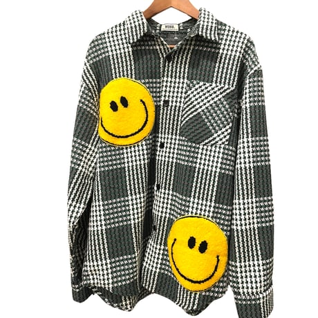 WOSS.official/ Tweed Smile Long Shirts