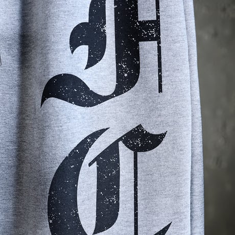 Spray Art Pants (SET UP)  BLACK/GRAY
