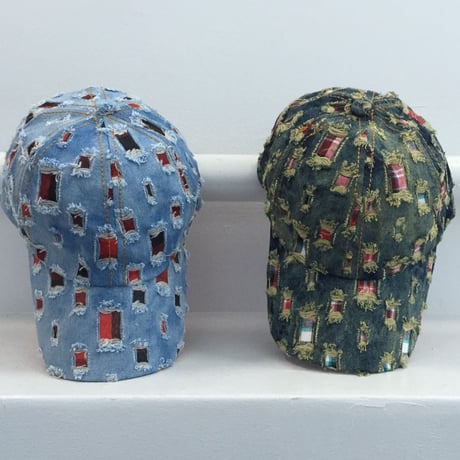 Mismatch/Denim custom Dad Hat