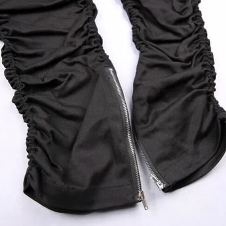 Mismatch NYC/Zip Cargo pants "BLACK&KHAKI"