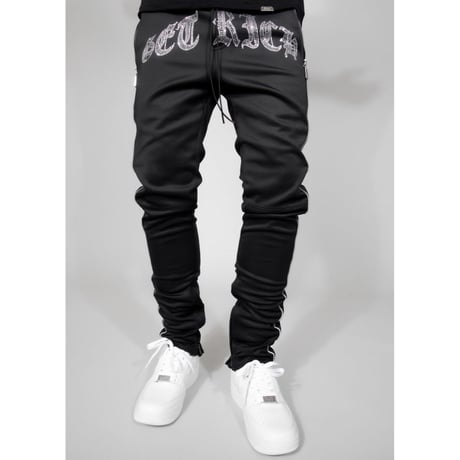 GUAPI/ BLACK ”GET RICH” Track pants