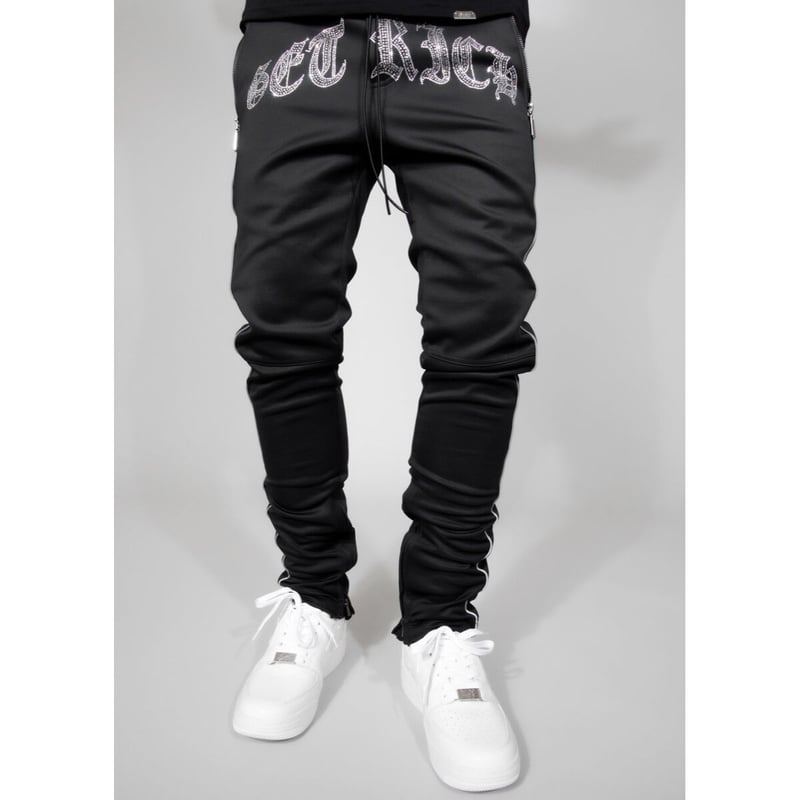 パンツ GUAPI GUAPI/ BLACK ”GET RICH” Track pants | BINGOSTAR