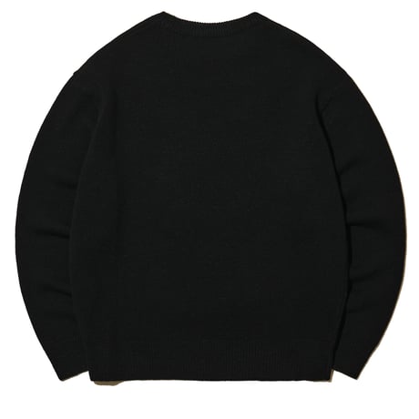 MISTER CHILD/WOOL Logo Knit  "BLACK"
