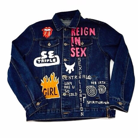 Ryan Hawaii/Hand Paint Denim Jacket　デニム