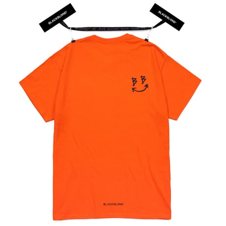 BLACK BLOND/Smile Tee ORANGE