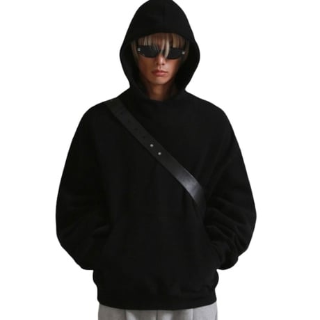 Like The Most/ Balloon Over Hoodie  "BLACK"