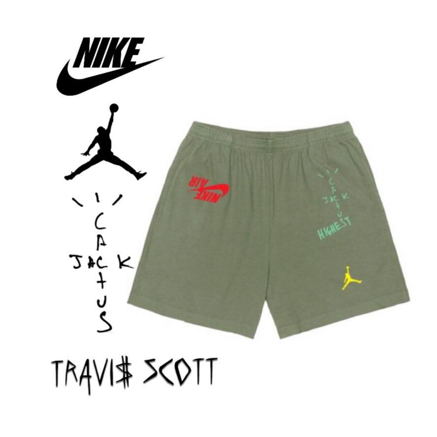 Cactus Jack 激レア Travis Scott×NIKE Jordan コラボ ショーツ Cactus Jack 激レア Travis Scott×NIKE Jordan コラボ ショーツ
