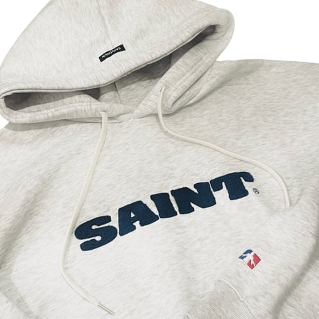 SAINT PAIN/Loop Stitch Hoodie "GRAY"