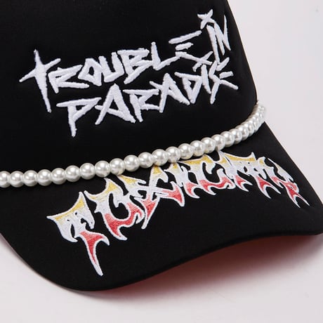 TOXICITY X DSMSD/ TROUBLE IN PARADISE TRUCKER HAT (BLACK)
