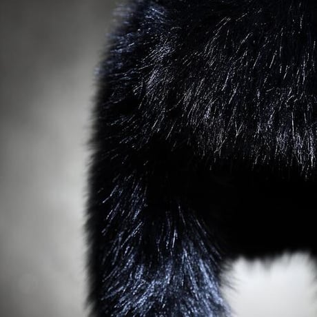 By The R/ Fur Hat BLACK