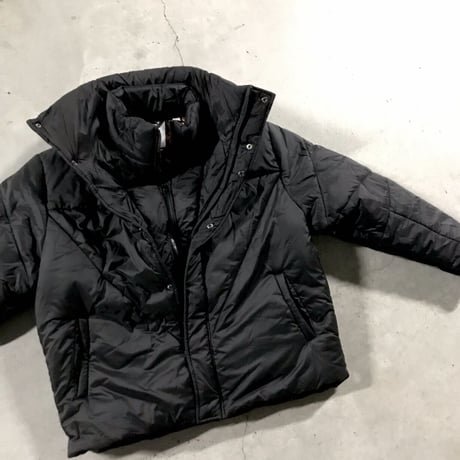 COLLUSION Studios /layered Puffer Jacket BLACK