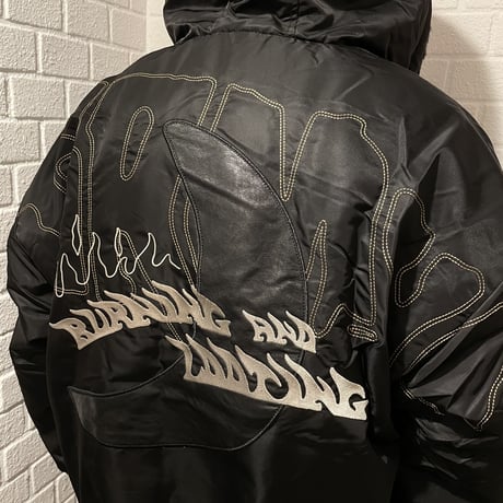 GRMY/FUR BOMBER JACKET (REVERSIBLE)