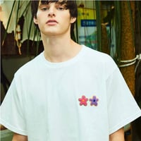 MISTERCHILD / Double Flower Tshirts "WHITE"