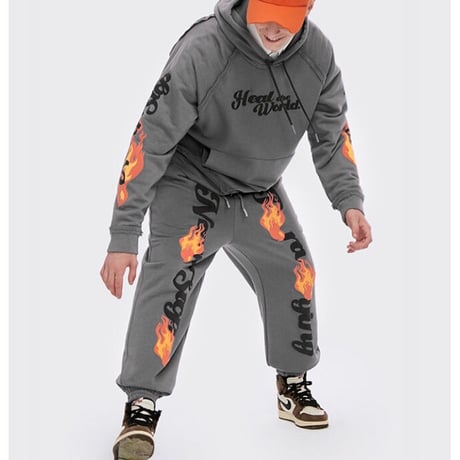 WOSS.official/FLAME Sweat Pants (set up)