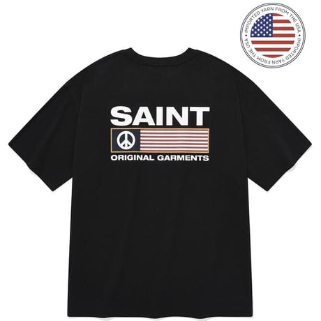SAINT PAIN/Piece LOGO Tee BLACK