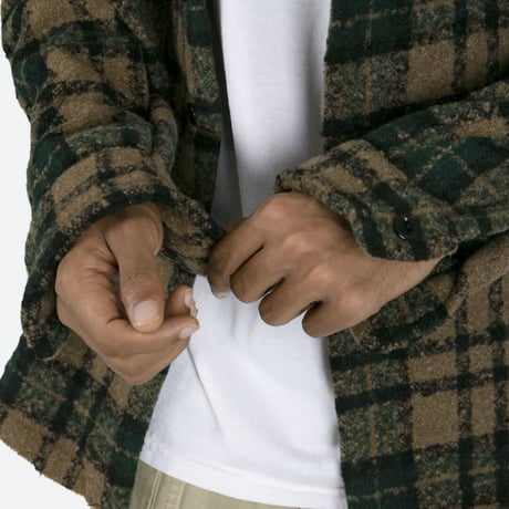 MNML/WOOL Flannel Shirts Jacket