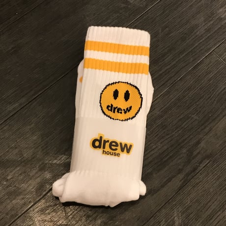 Drew House/Mascot Socks WHITE