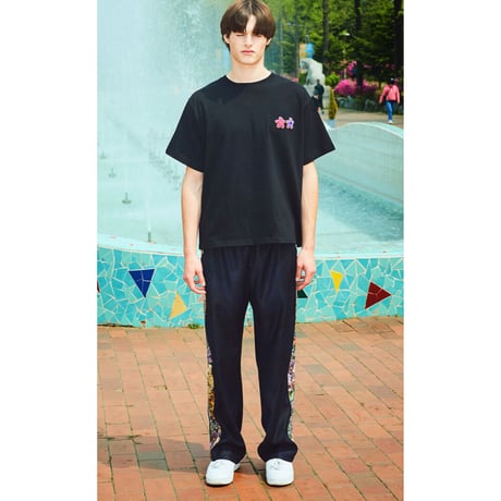 MISTERCHILD / Double Flower Tshirts "BLACK"