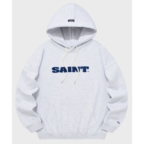 SAINT PAIN/Loop Stitch Hoodie "GRAY"