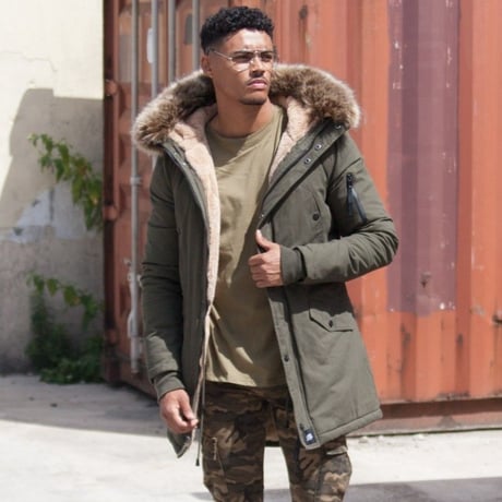 シックススジューン Sixth June モッズコート Sixth June/FUR モッズコート DENIM | BINGOSTAR ・ ビンゴスター