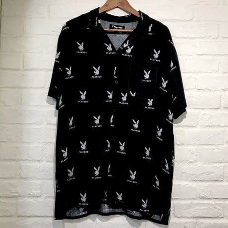 US限定　PLAY BOY/ALOHA SHIRTS  BLACK