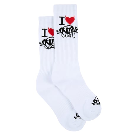 SYNA WORLD / I heart syna socks WHITE
