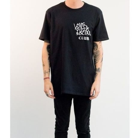 No Perfect Italy/Love Pizza Club  Big Tee Black