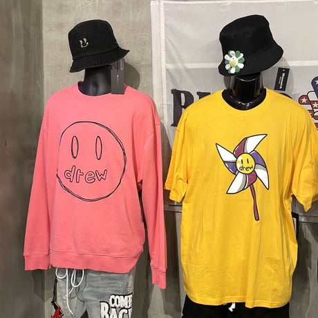 Drew House/Mascot Crewneck Sweatshirts "HOT PINK"