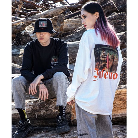 Black Blond/BBD INFERNO LongSleeve Tshirts (BLACK)