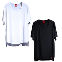 By The R/Layered Long Tee "WHITE/BLACK"