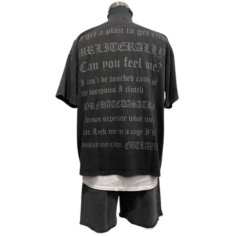 Mismatch NYC/ Washed BLACK Shorts
