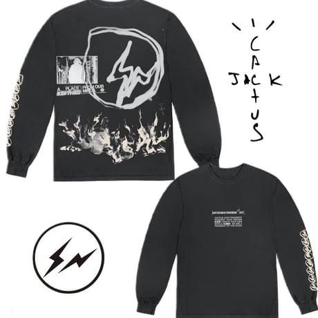 Travis Scott ✖︎  Fragment design /back big print Long Sleeve